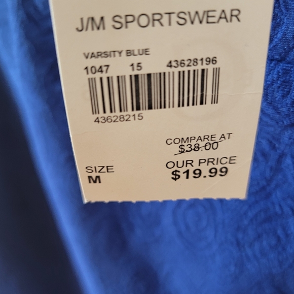 CATO Fashion Blue w/ Black floral botyom stretch  pencil skirt Size M. - Picture 3 of 5